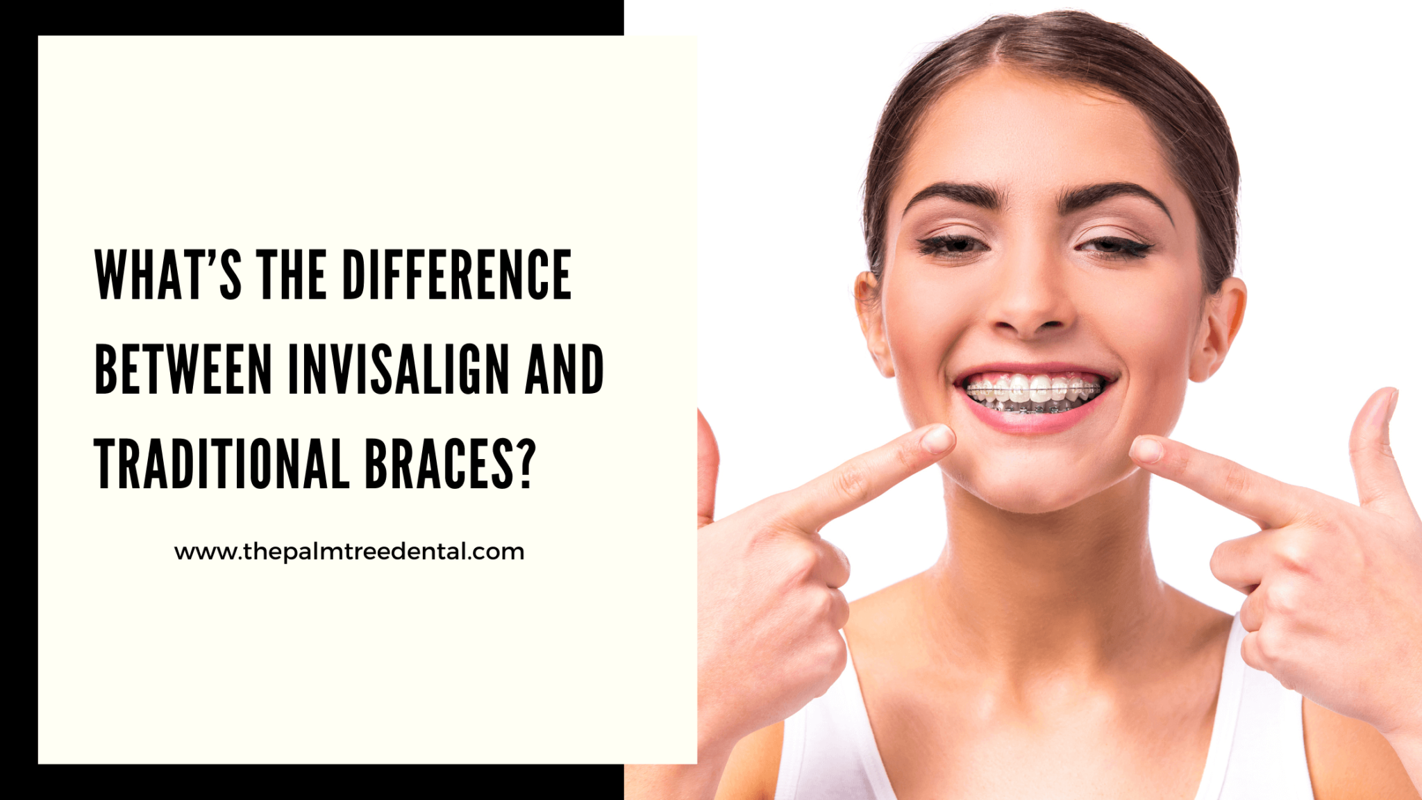 Whats The Difference Between Invisalign And Traditional Braces Palm Tree Dental